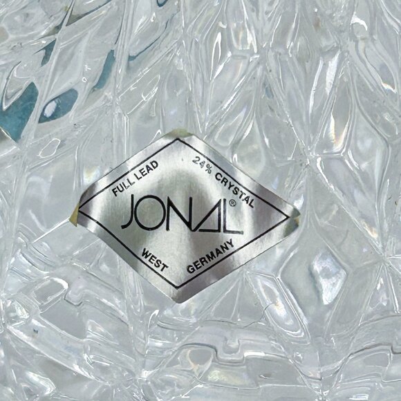 Hershey's Kiss 1987 Lead Crystal Two-Piece Dish by Jonal with Box - Picture 6 of 10